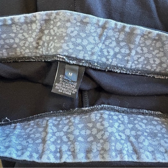 DESIGUAL Black Stud Accent Pull On Leggings Pants High Waisted Stretchy M - Picture 6 of 12